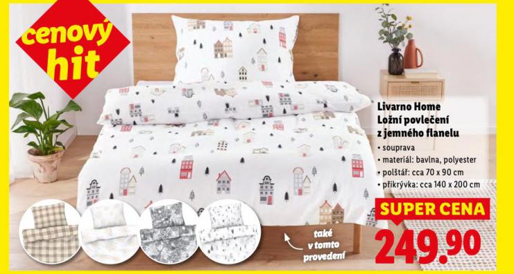 LIVARNO HOME LON POVLEEN Z JEMNHO FLANELU