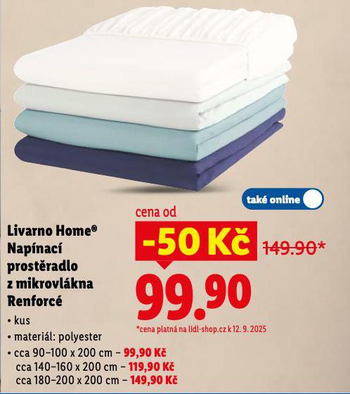 LIVARNO HOME NAPNAC PROSTRADLO Z MIKROVLKNA RENFORC
