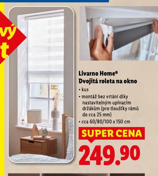 LIVARNO HOME DVOJIT ROLETA NA OKNO