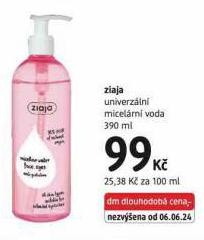 ZIAJA UNIVERZLN MICELRN VODA