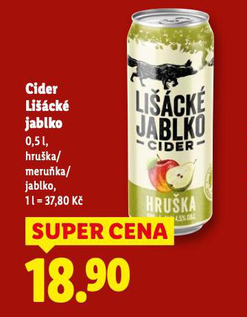CIDER LICK JABLKO
