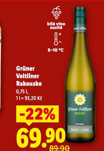 GRNER VELTLINER RAKOUSKO