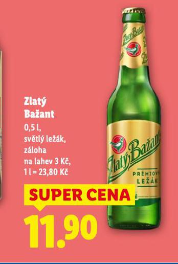 PIVO ZLAT BAANT