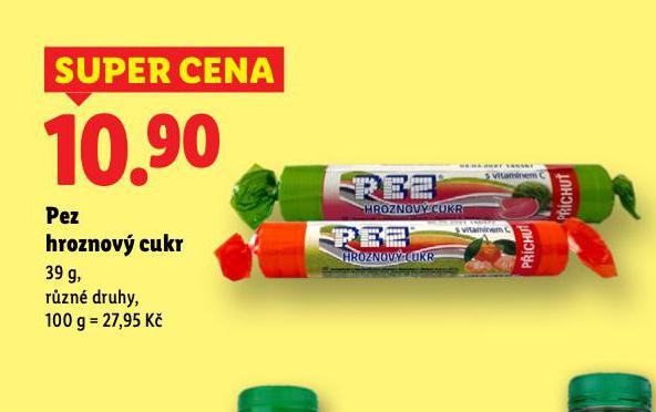 PEZ HROZNOV CUKR