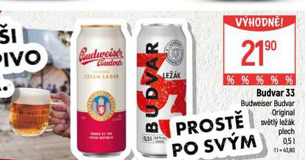 PIVO BUDVAR 33