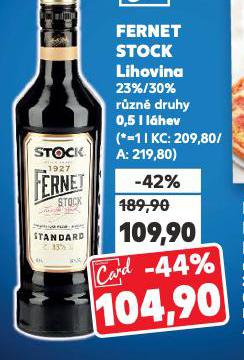 FERNET STOCK
