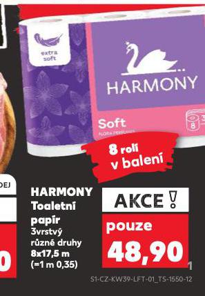 HARMONY TOALETN PAPR
