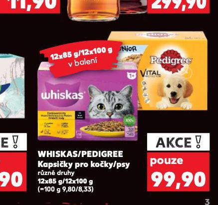WHISKAS KAPSIKY PRO KOKY