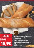 RUSTIKÁLNÍ BAGETA MAXI S KVASEM