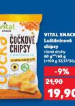 VITAL SNACK LUŠTĚNINOVÉ CHIPSY