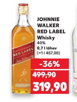 JOHNNIE WALKER RED LABEL