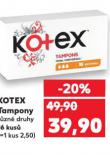 KOTEX TAMPONY