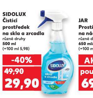 SIDOLUX ISTC PROSTEDEK NA SKLA A ZRCADLA