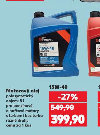 MOTOROV OLEJ 15W-40