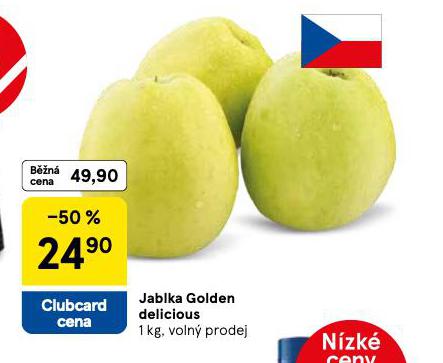 JABLKA GOLDEN DELICIOUS