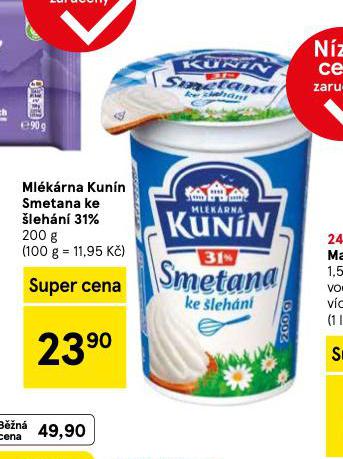 MLKRNA KUNN SMETANA KE LEHN 31%