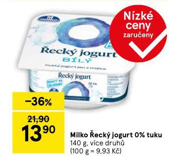 MILKO ECK JOGURT 0% TUKU