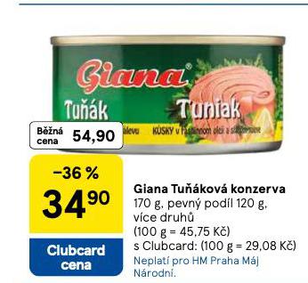 GIANA TUKOV KONZERVA