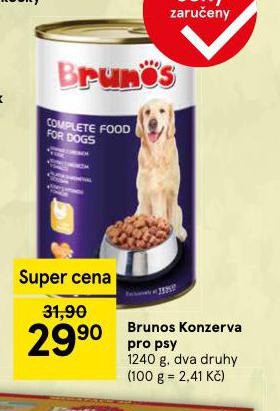 BRUNOS KONZERVA PRO PSY