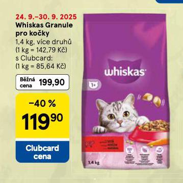 WHISKAS GRANULE PRO KOKY