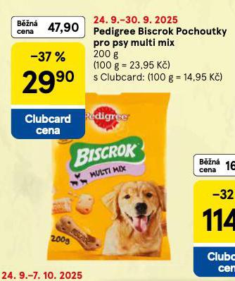 PEDIGREE BISCROK POCHOUTKY PRO PSY MULTI MIX