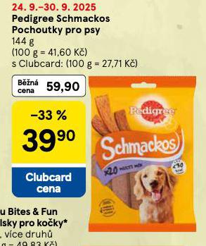 PEDIGREE SCHMACKOS POCHOUTKY PRO PSY