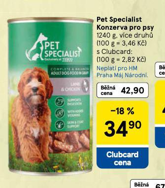 PET SPECIALIST KONZERVA PRO PSY