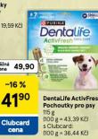DENTALIFE ACTIVFRESH POCHOUTKY PRO PSY