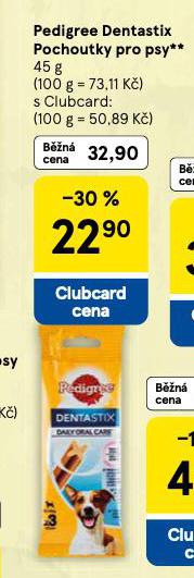 PEDIGREE DENTASTIX POCHOUTKY PRO PSY