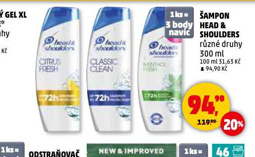 HEAD & SHOULDERS AMPON NA VLASY