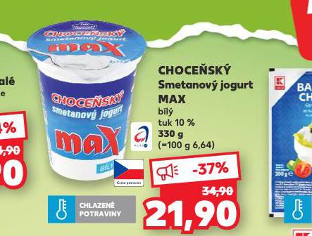 CHOCESK SMETANOV JOGURT MAX