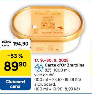 CARTE DOR ZMRZLINA