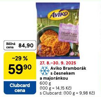 AVIKO BRAMBORK S ESNEKEM A MAJORNKOU