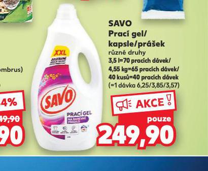 SAVO PRAC GEL / KAPSLE / PREK