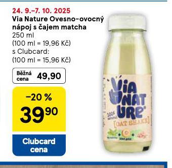 VIA NATURE OVESNO-OVOCN NPOJ S AJEM MATCHA