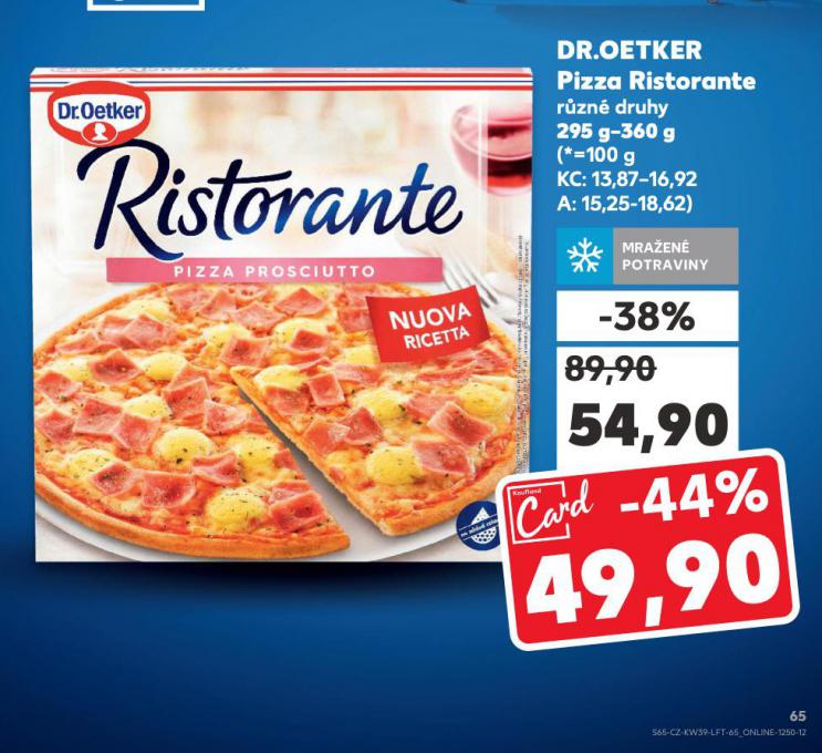 DR. OETKER PIZZA RISTORANTE
