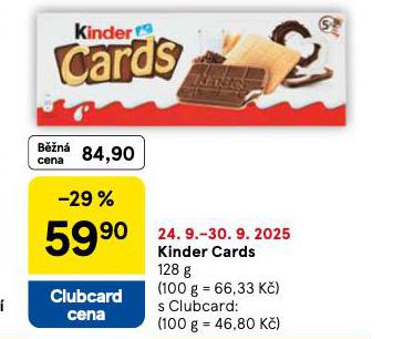 KINDER CARDS