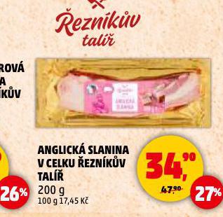 ANGLICK SLANINA V CELKU