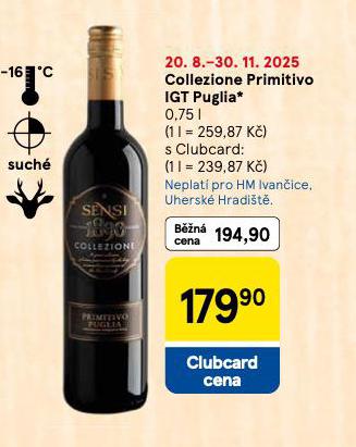 COLLEZIONE PRIMITIVO IGT PUGLIA
