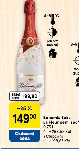 BOHEMIA SEKT LA FLEUR DEMI SEC