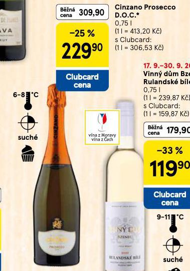 CINZANO PROSECCO D.O.C.