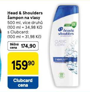 HEAD A SHOULDERS AMPON NA VLASY