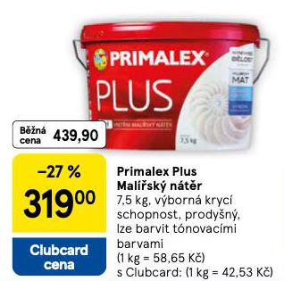 PRIMALEX PLUS MALSK NTR