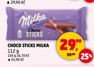 CHOCO STICKS MILKA