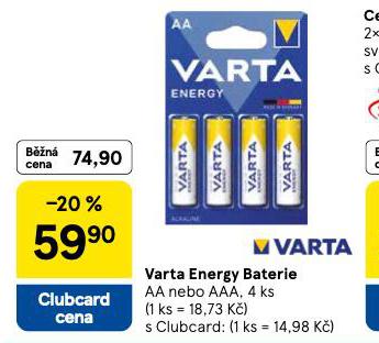 VARTA ENERGY BATERIE