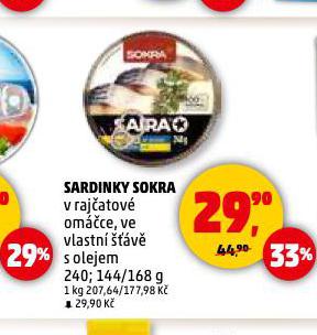 SARDINKY SOKRA