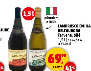 LAMBRUSCO EMILIA BELL'AURORA