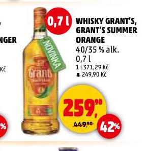 GRANT'S TRIPLE WOOD WHISKY