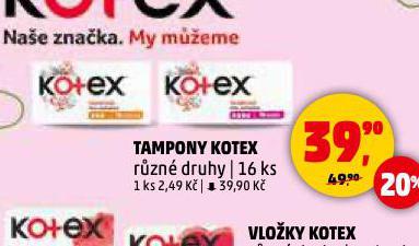 TAMPONY KOTEX