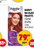PALETTE BARVA NA VLASY